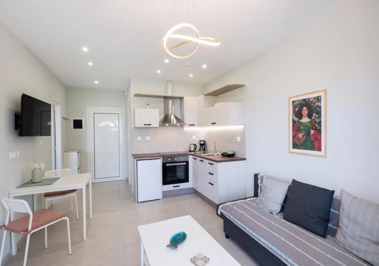 Combined kitchen and lounge interior