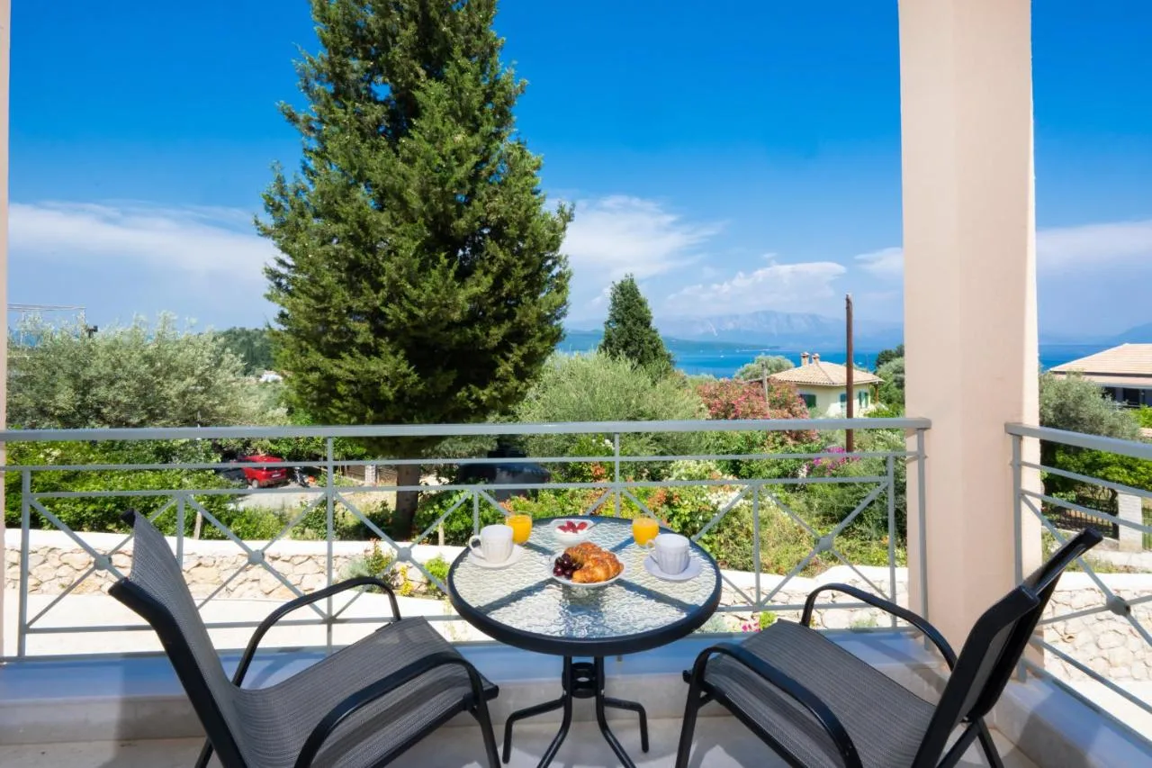 Panoramic terrace with open sea horizon
